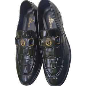 Black Croc Billi Formal Shoes (S No. 306)