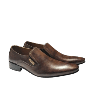 Double-Tone Brown Leather Formal Shoes (S No. 205)